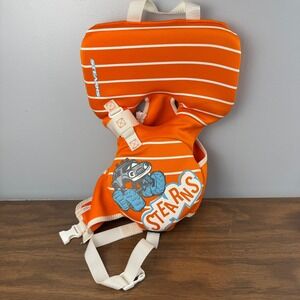 Stearns Infant Life Vest Orange Monster Truck PFD Type II Under 30 # Pool Safety